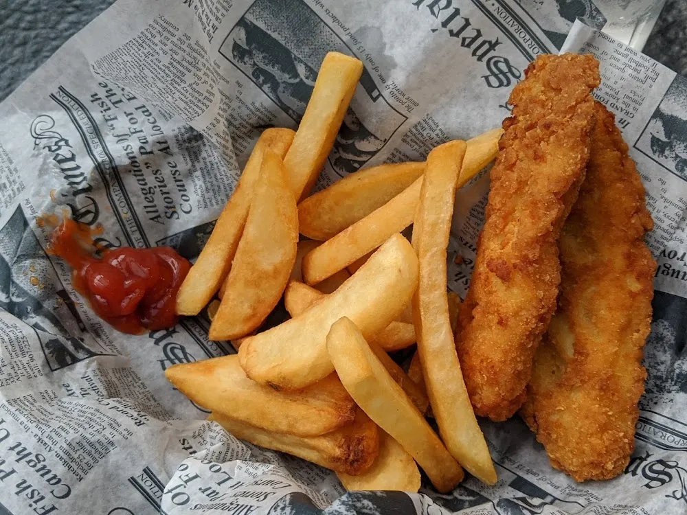 Kids Chicken Strips and Fries